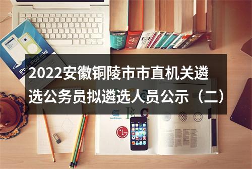 2022安徽铜陵市市直机关遴选公务员拟遴选人员公示（二） 图片